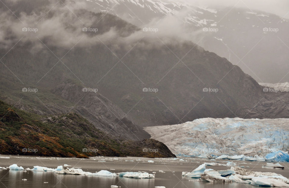 snow mountain ice hill by refocusphoto