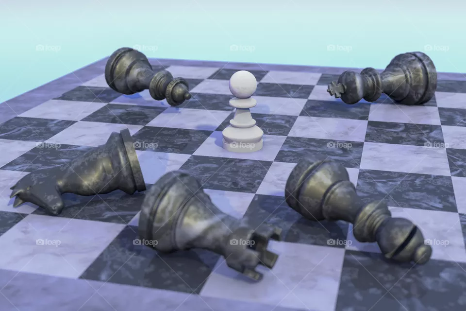 White wins