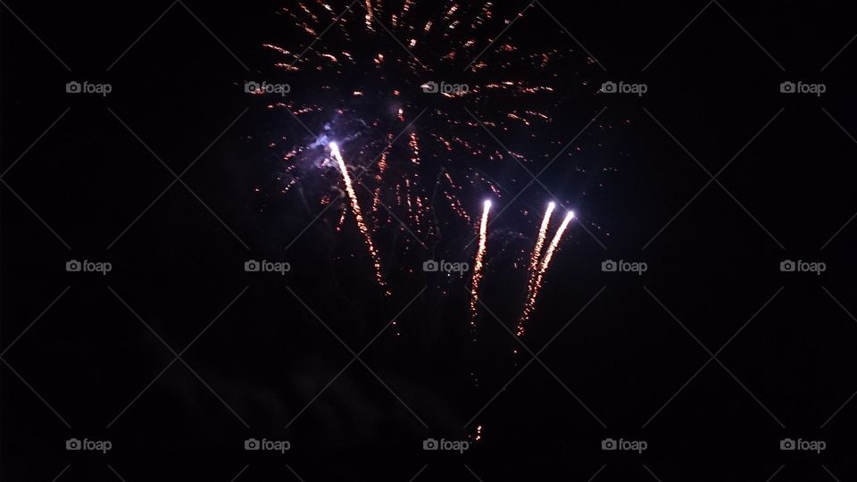 fireworks. the fire of the sky