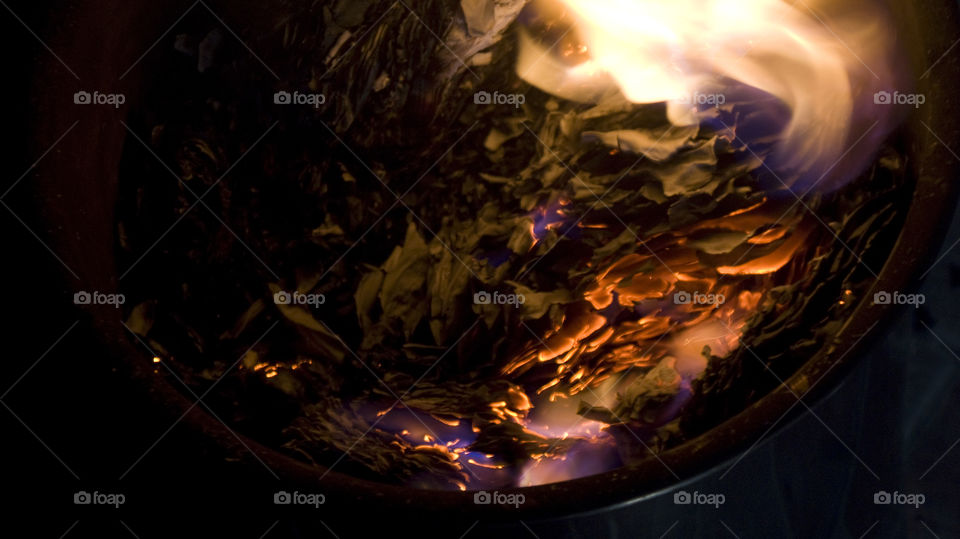 Fire - can erase the past and make way for a hopeful tomorrow.