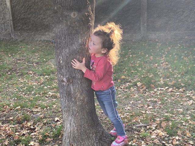 Girl and tree