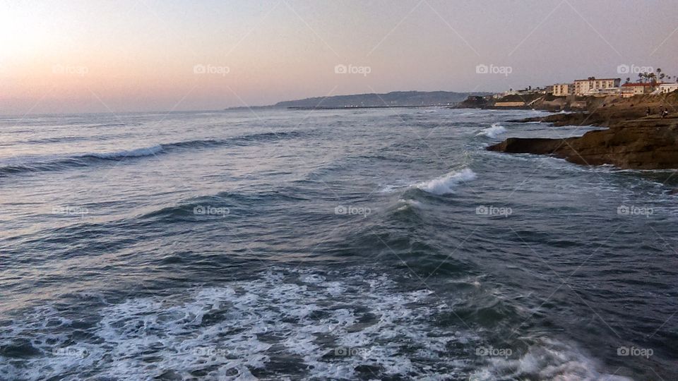 High Tide at Dusk