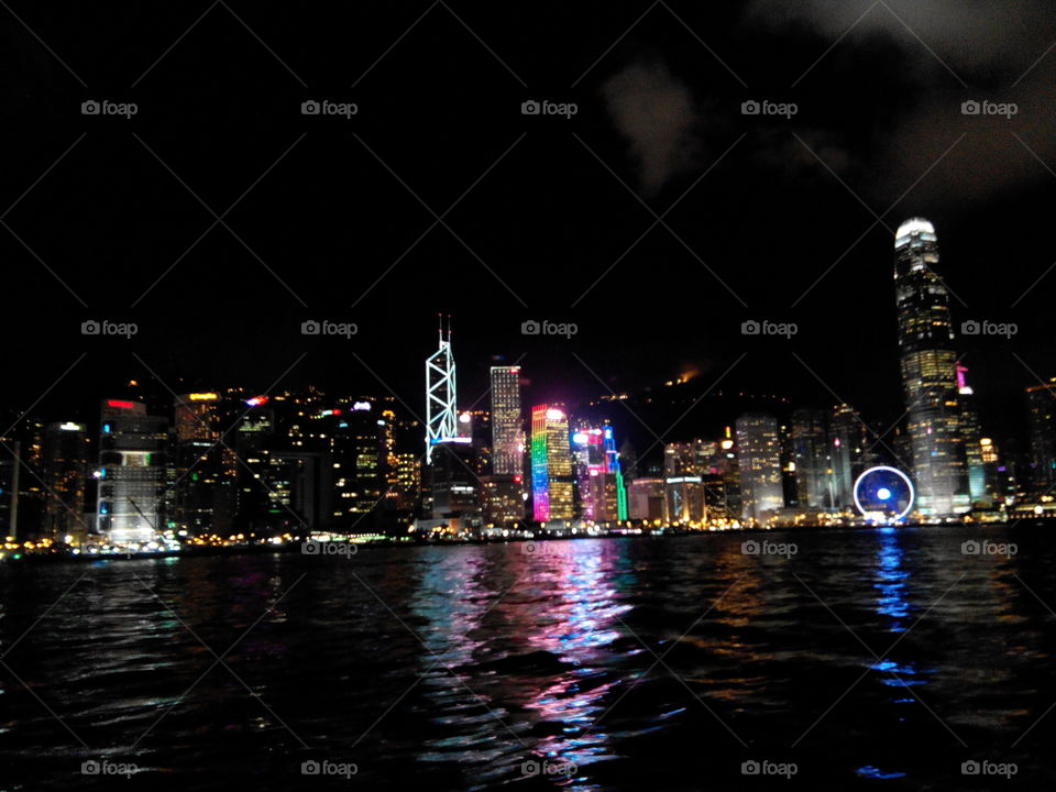 City, River, Water, Cityscape, Reflection