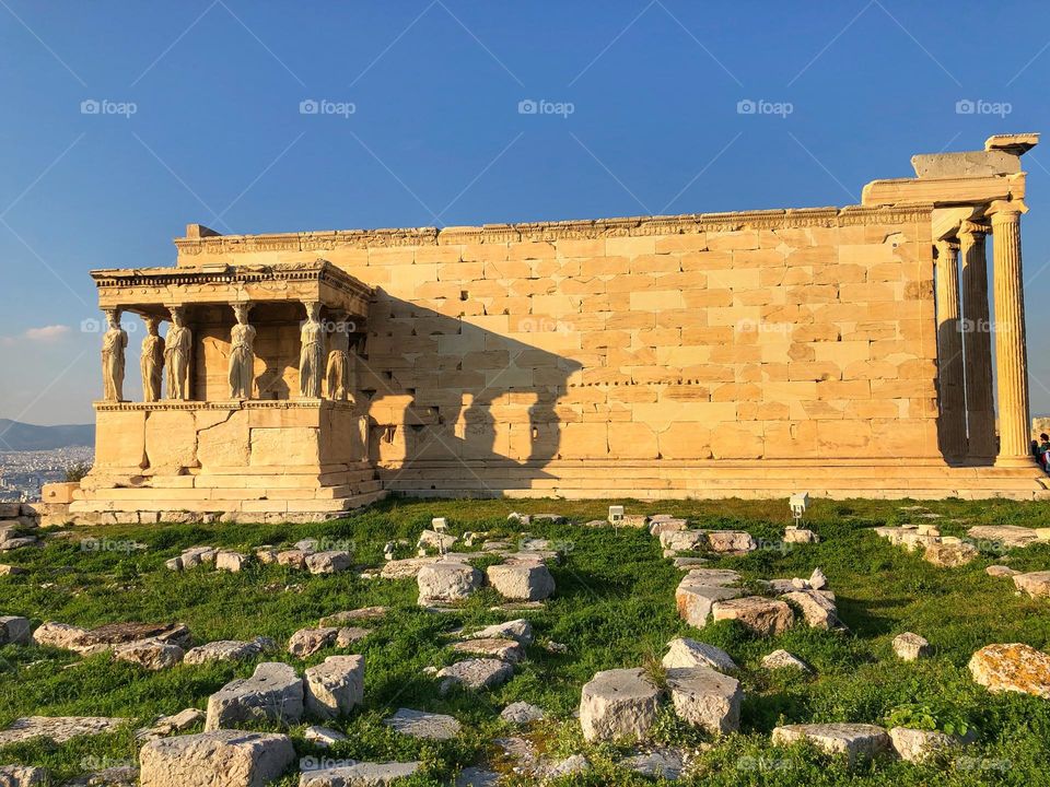 Caryatids, Seven Sisters, Acropolis, Athens, Greece, history, architecture,