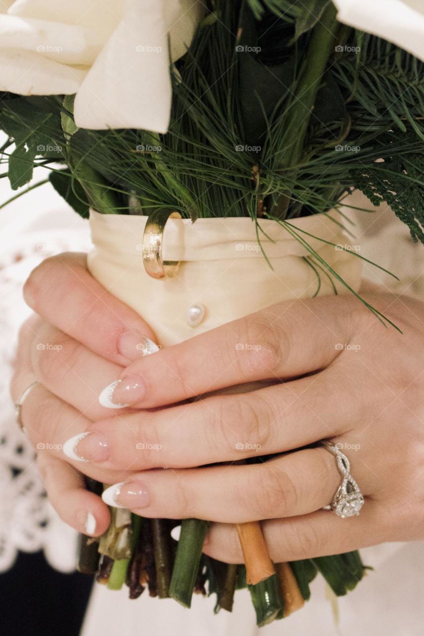 Wedding manicure 