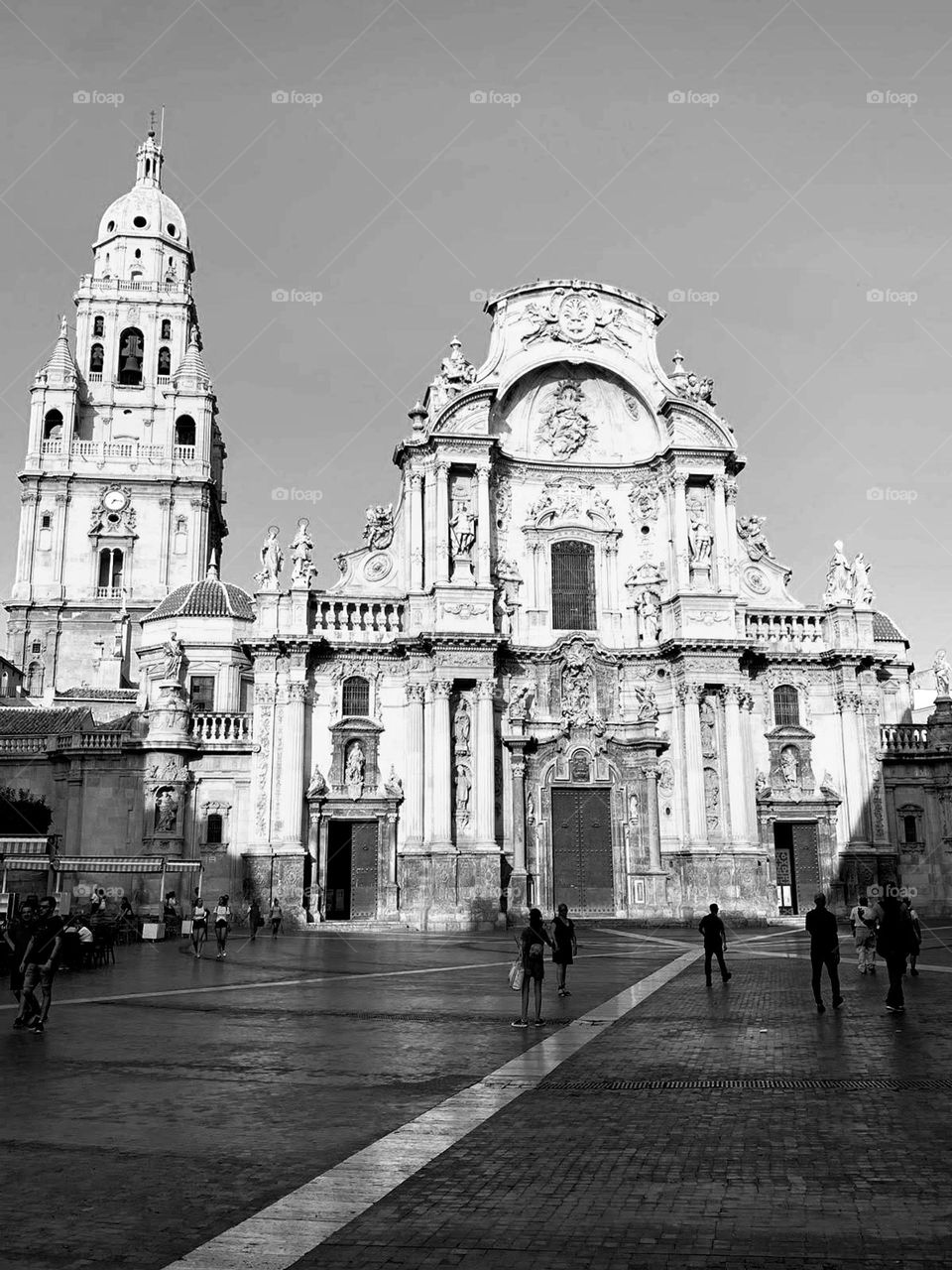 cathedral building in murcia spain