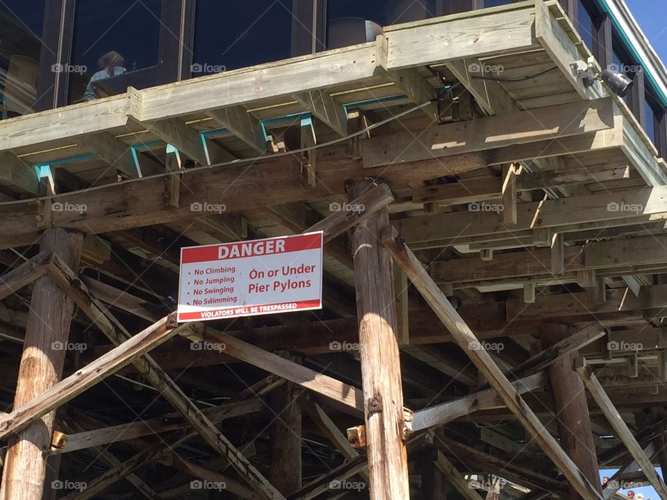 Under the pier 