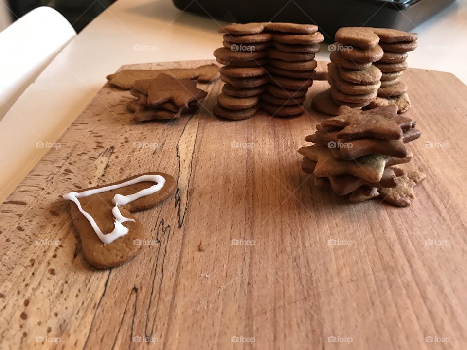 Baking gingerbread 