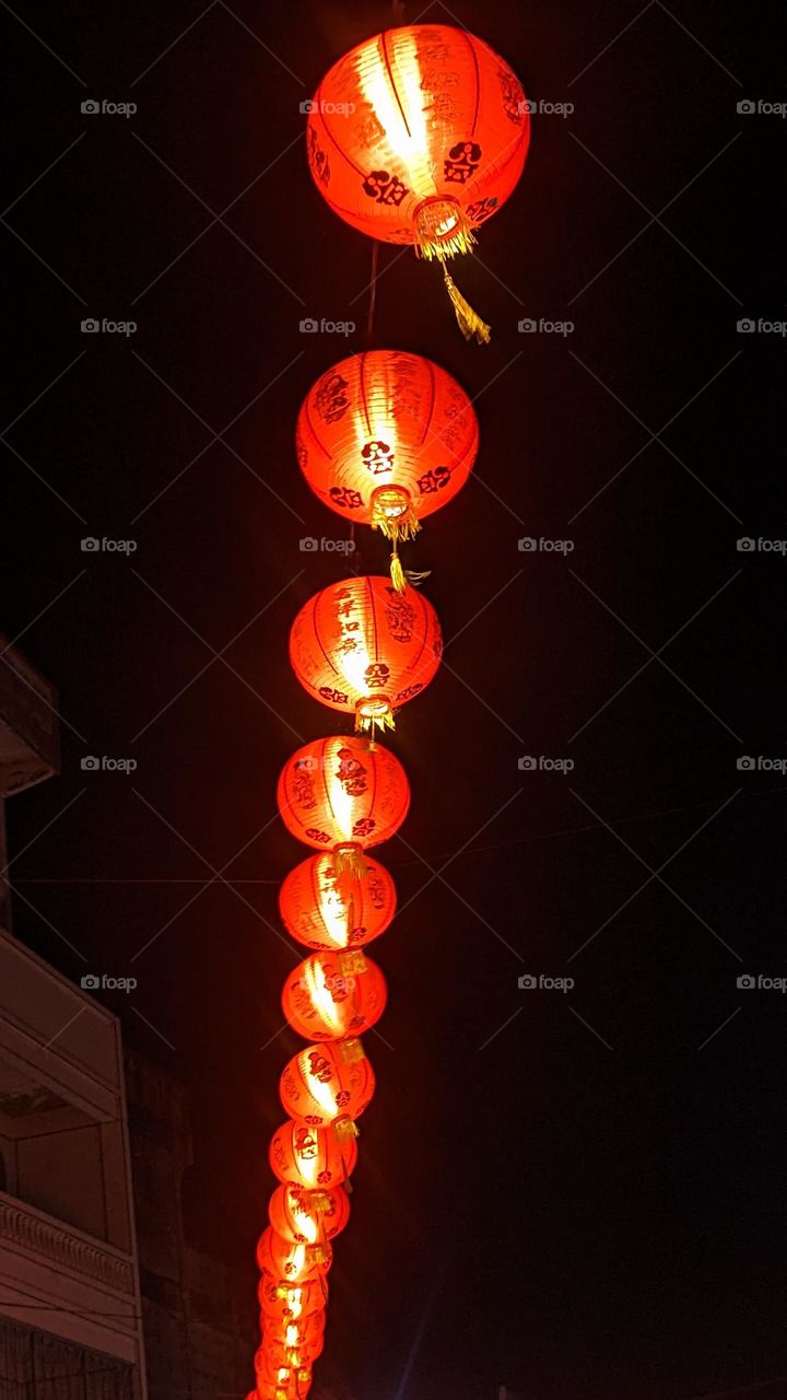 lampion lamp at Bengkalis island