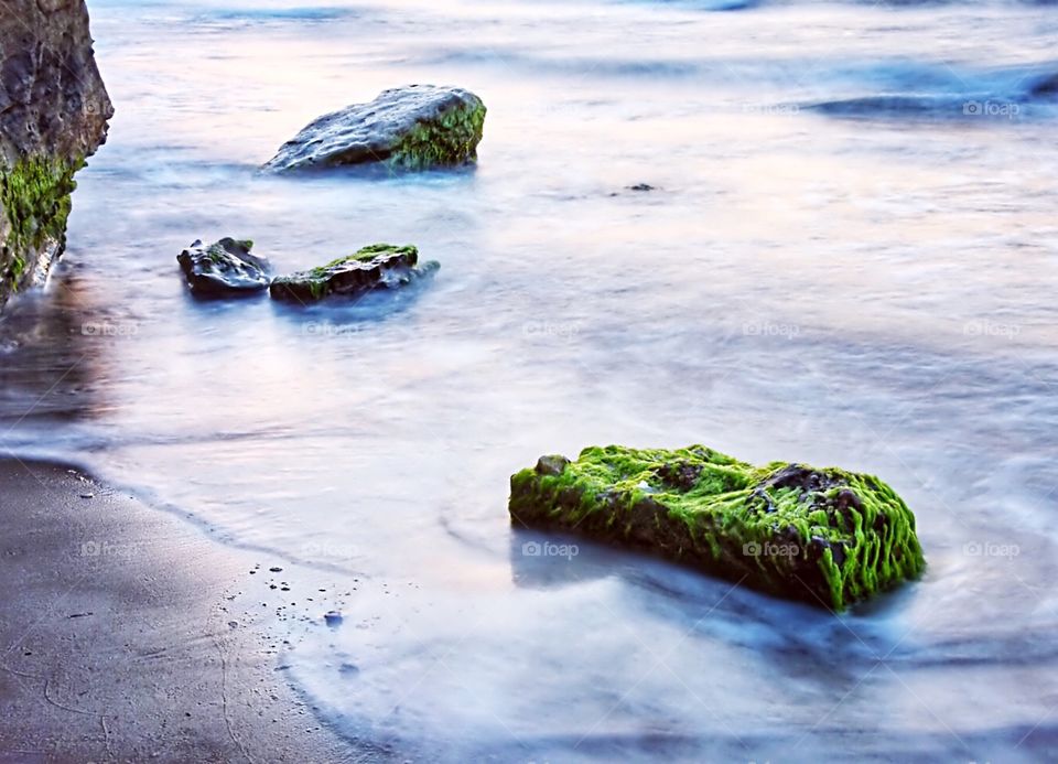 rocks in the sea