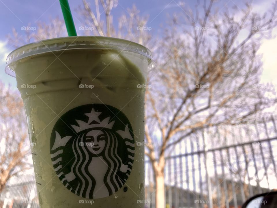 Green tea latte 