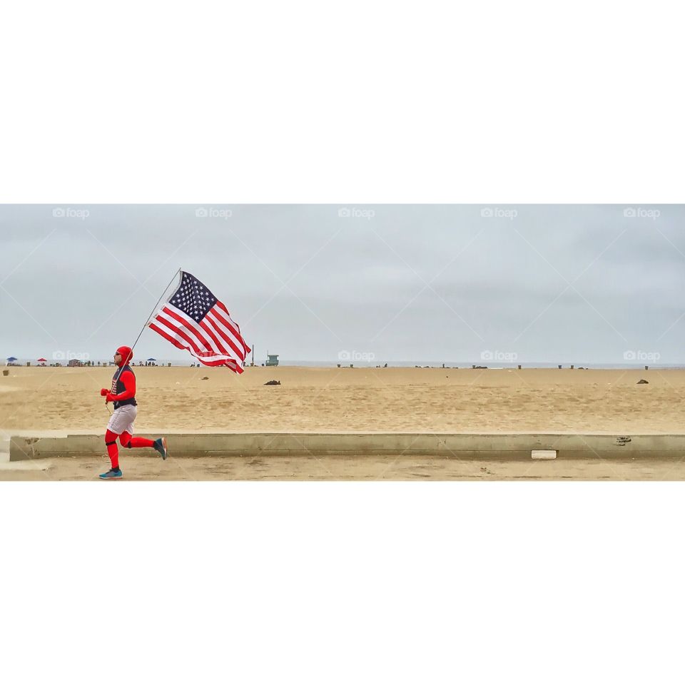 America. July 4th in Southern California 