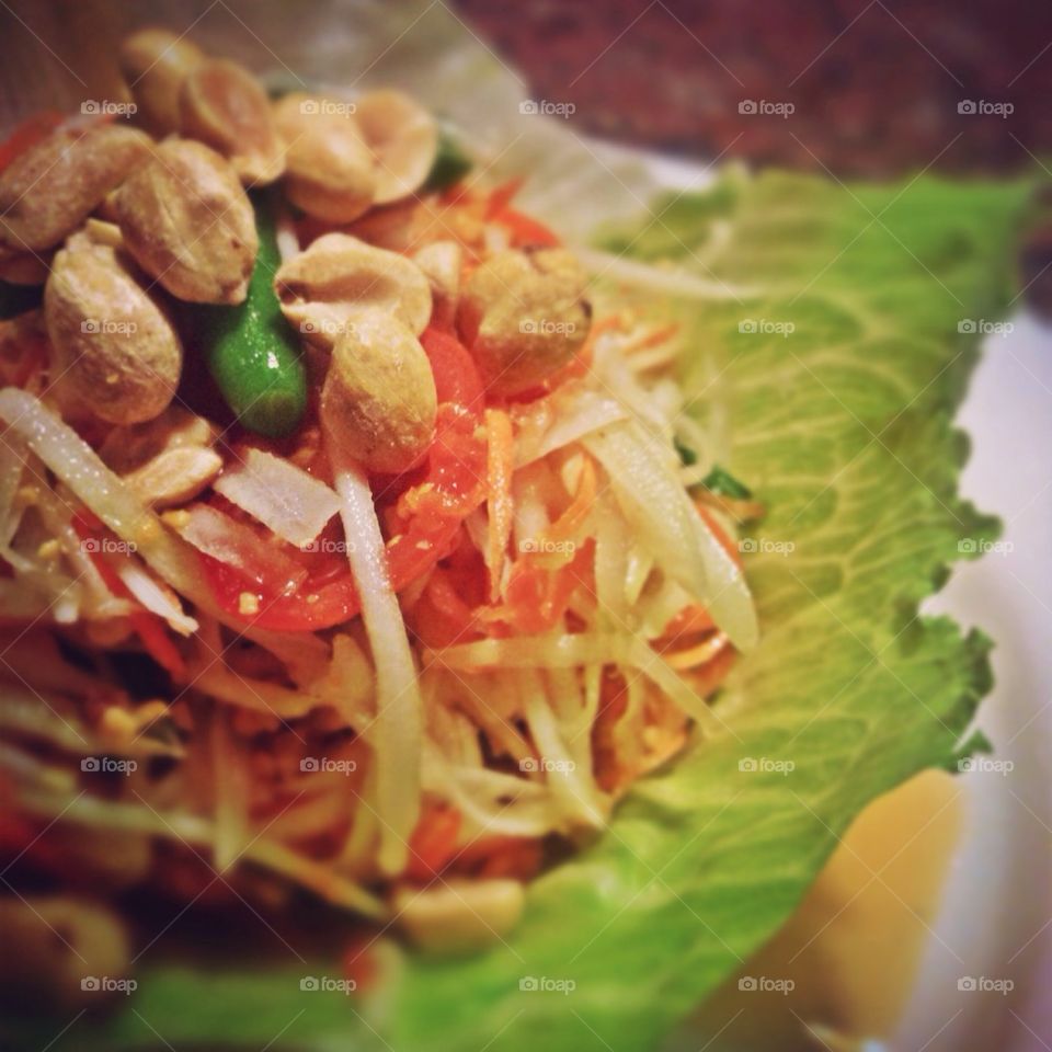 green papaya salad