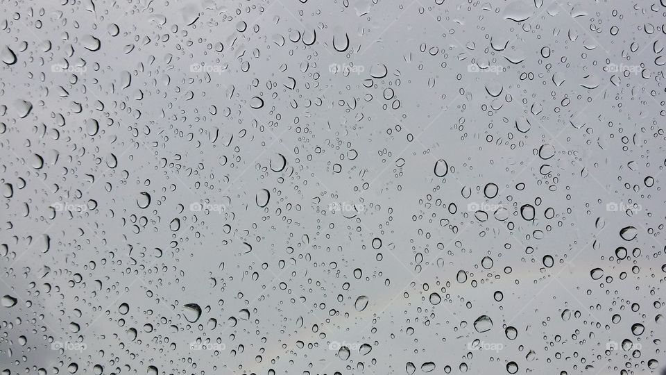 rain drops on the glass