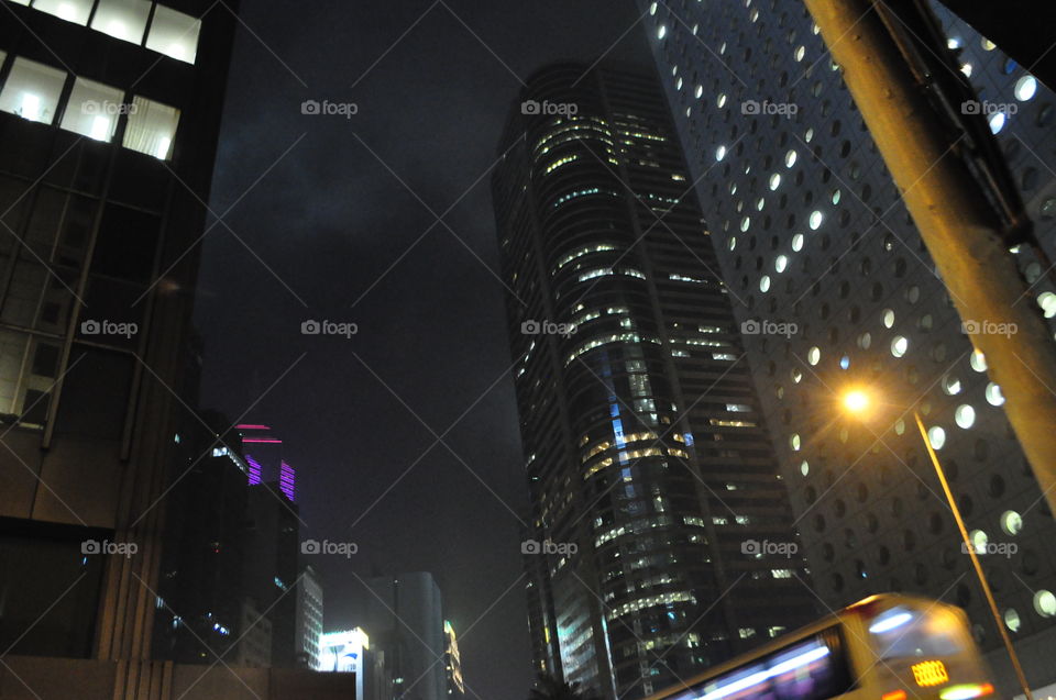 Hong Kong, night