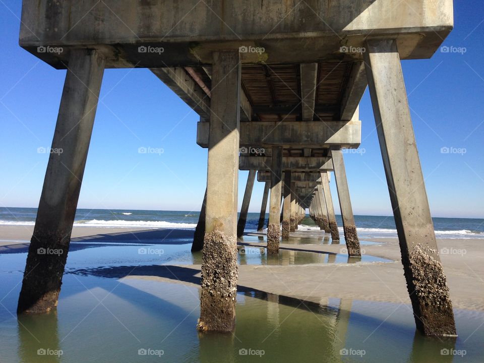 An afternoon stroll brings the ‘beauty of nature’s wear and tear’ to Jacksonville Beach Fishing Pier!
