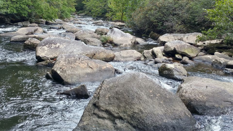 Water, River, Rock, Stream, Nature