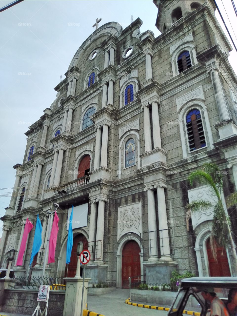 The front of St. Roch Parish, Cavite City Philippines.