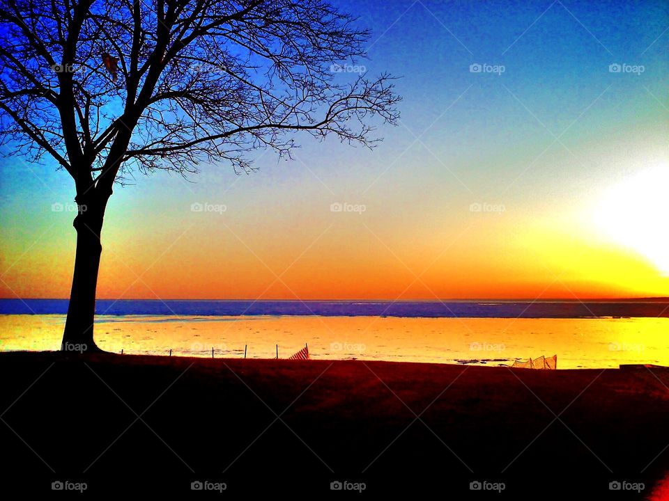 Lake Huron  Sunrise. 