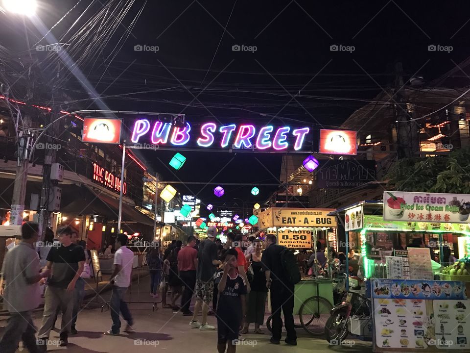 Pub Street//Siem Reap