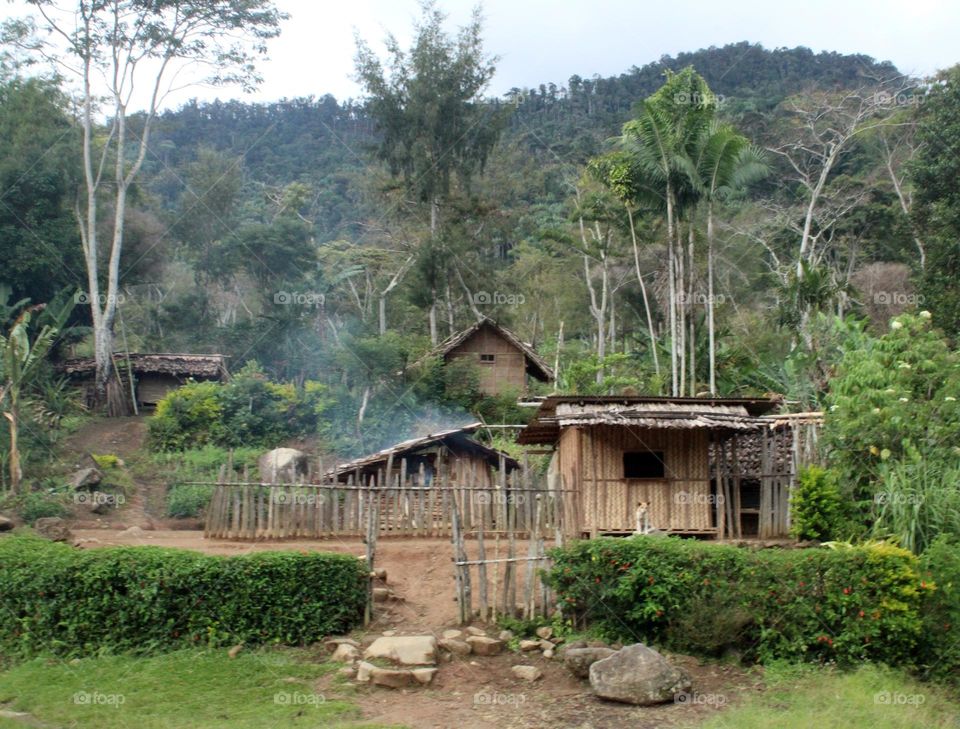 Houses in Hakwange village