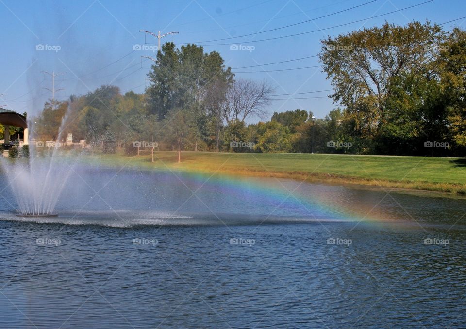 rainbow fountain