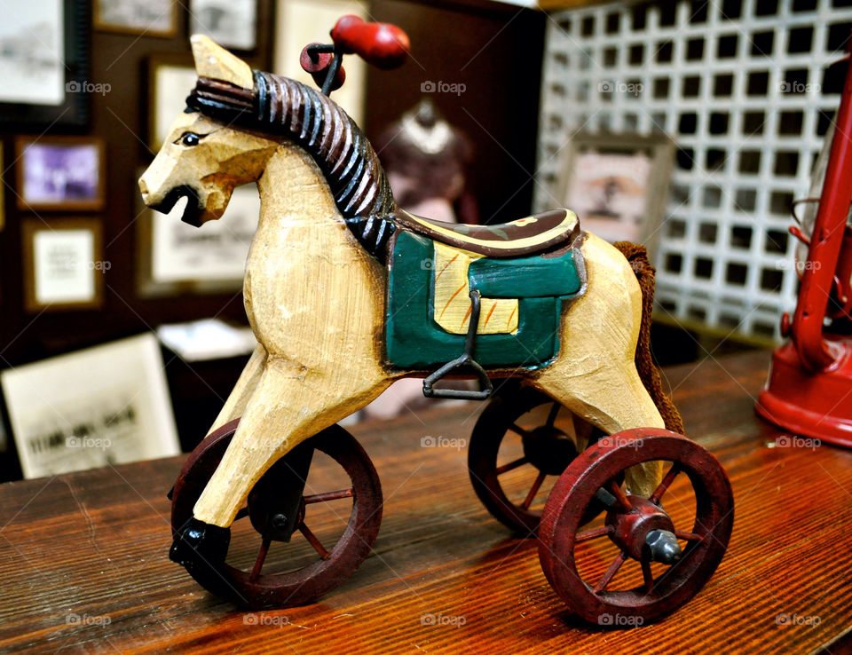 toy horse antique hico texas by refocusphoto