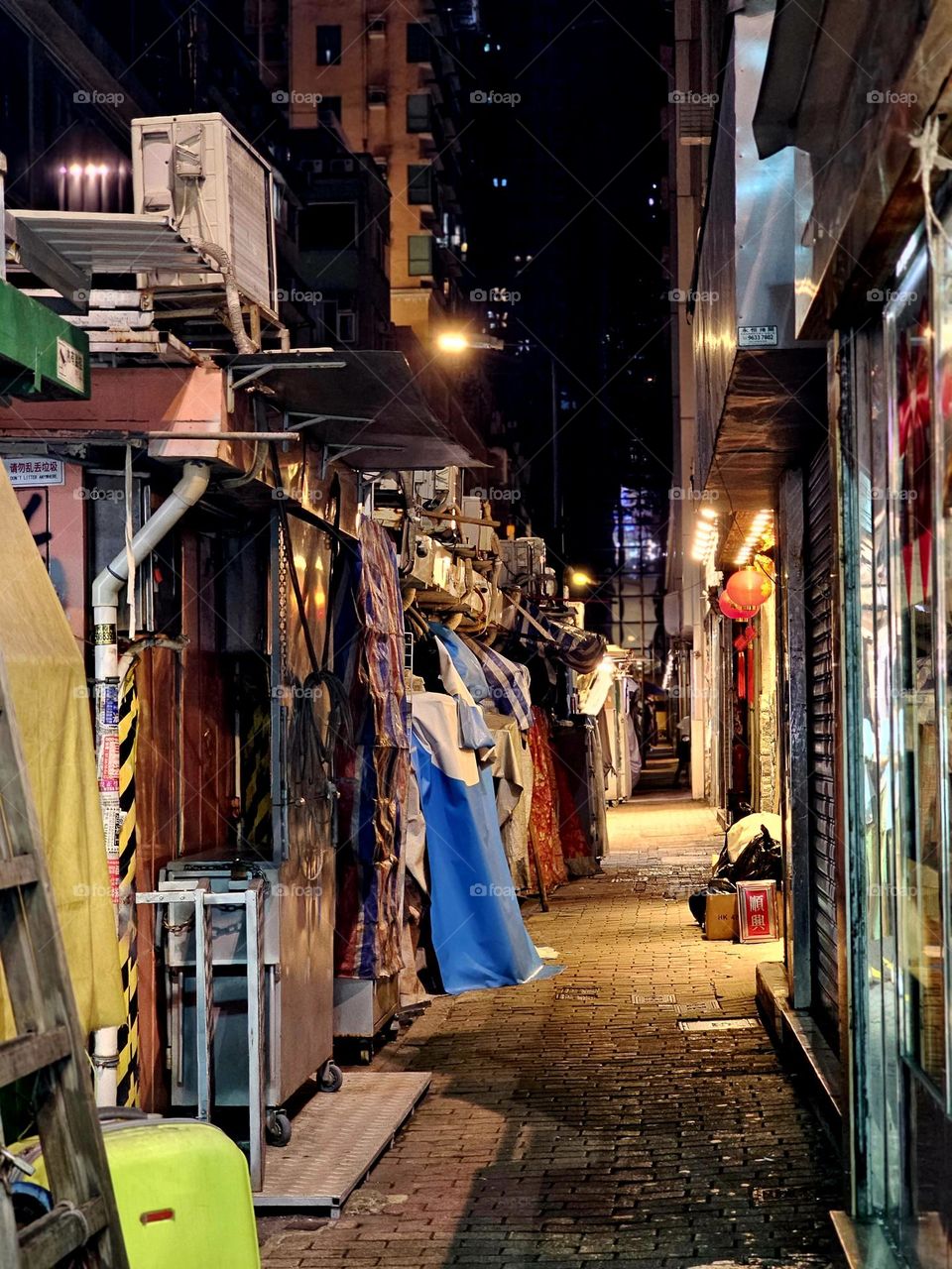 Alley at night