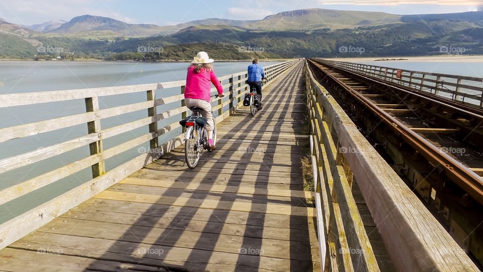 Cycling. Barmouth