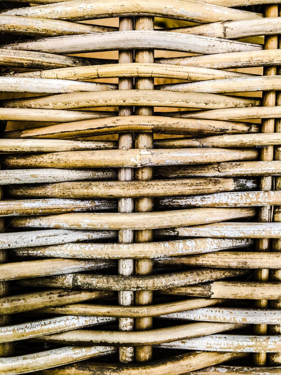 Rattan basket texture