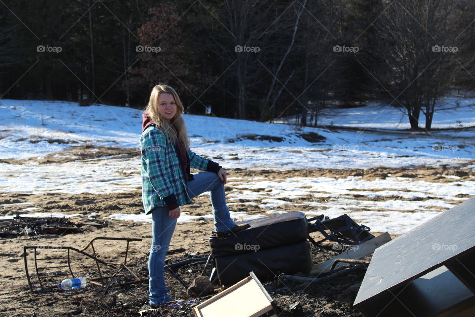 Again, junk is photographic too! Especially when a model is involved. Featuring me 