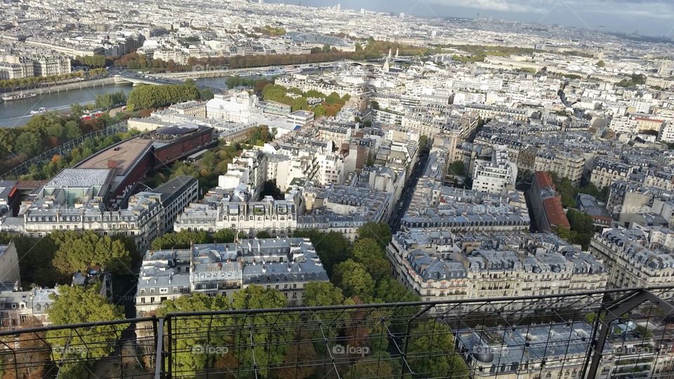 Paris top view 