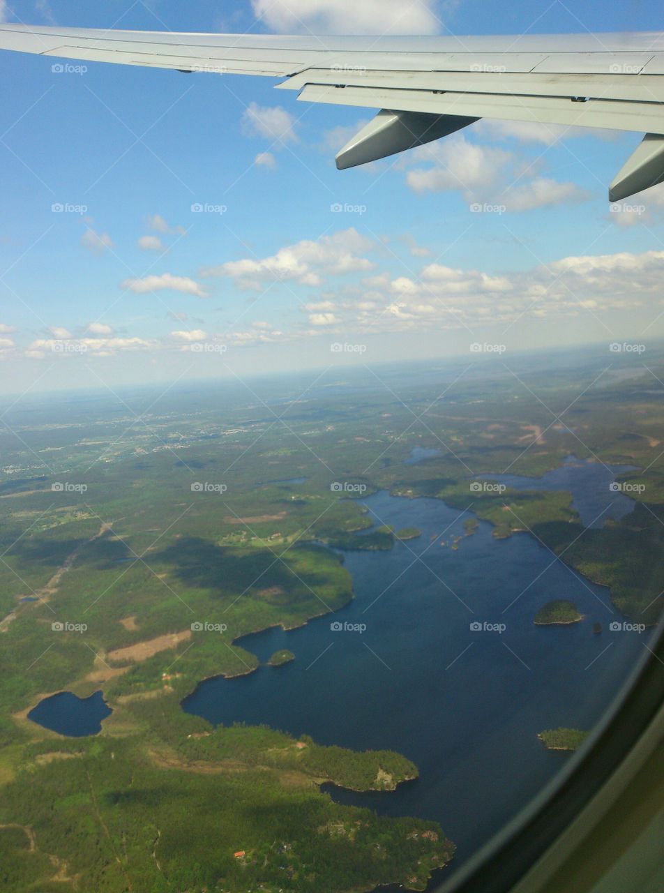 Lakes from above