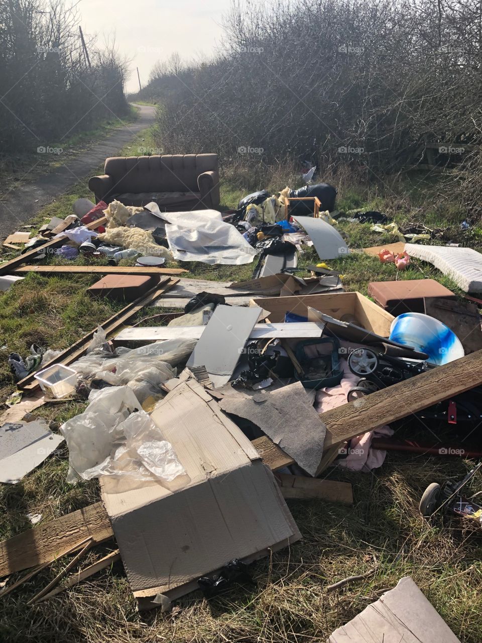 Fly tip cleared 