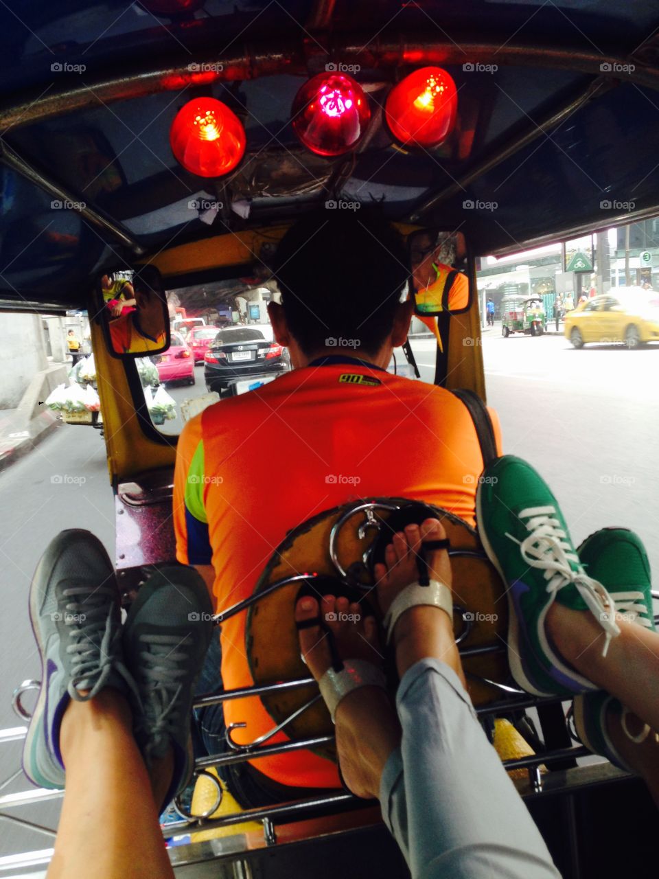 This is how we ride tuktuk