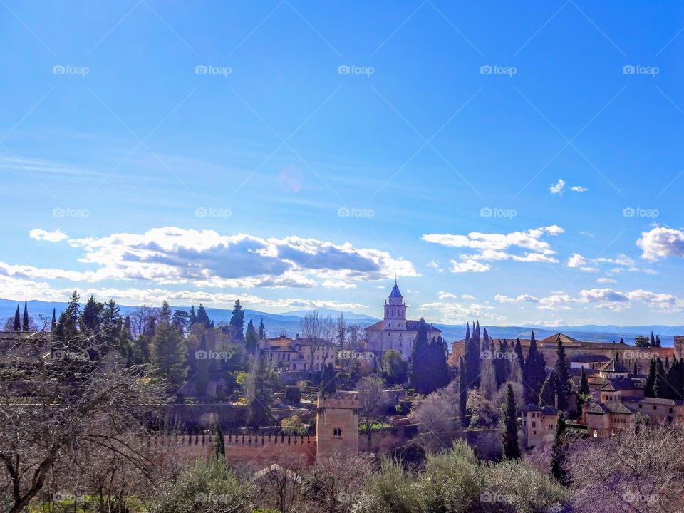 Alhambra in Granada, Spain