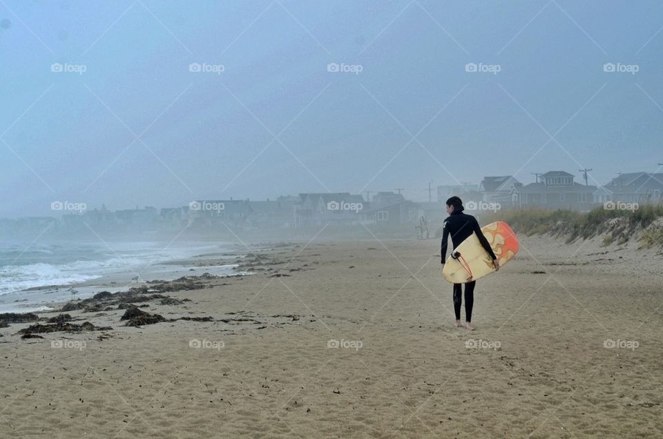 Maine surfer