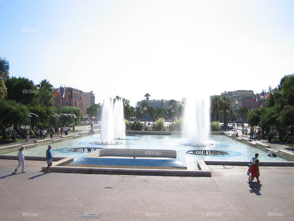 city fountain