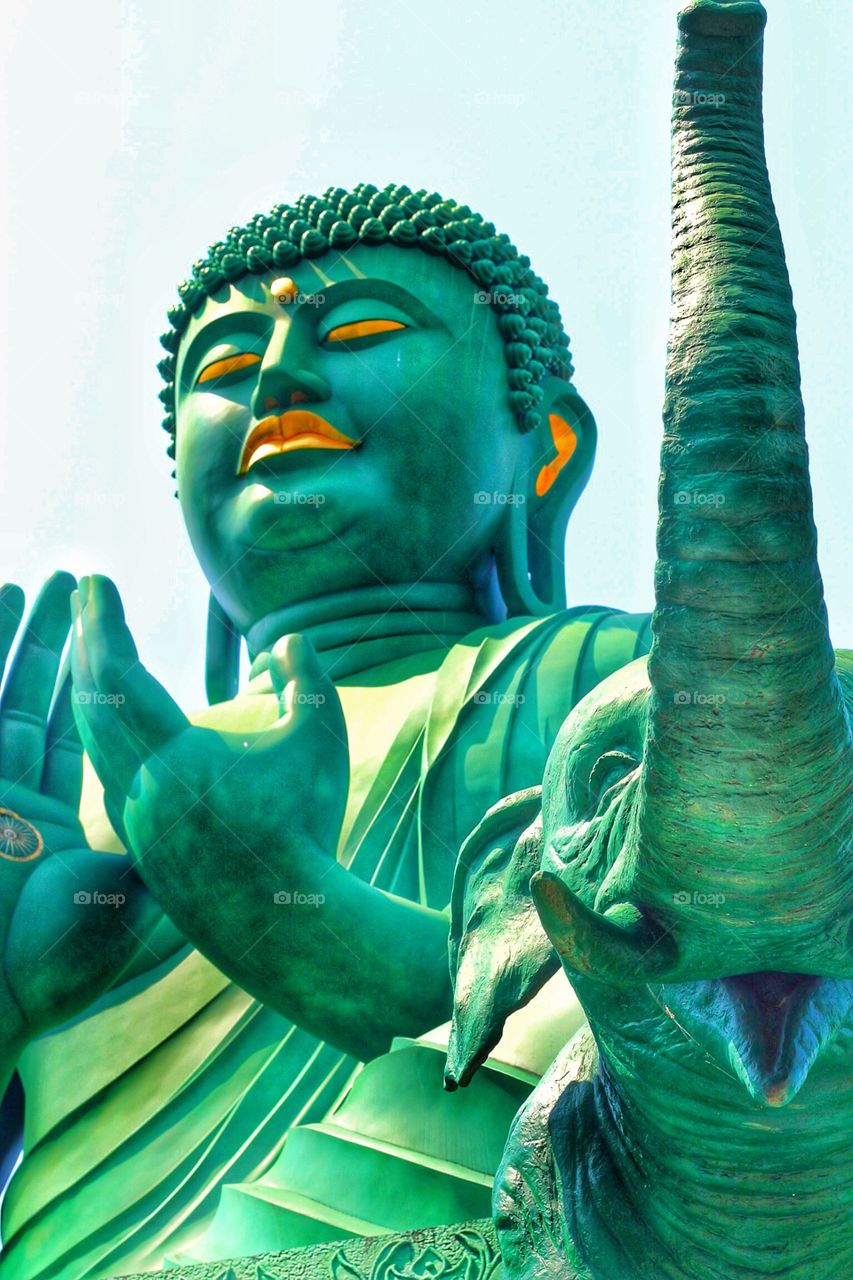 Big Green Buddhs