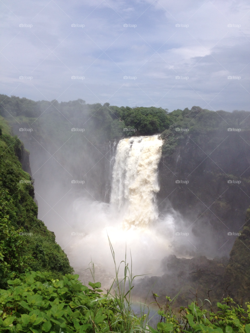 nature waterfall victoria falls zimbabwe by shec