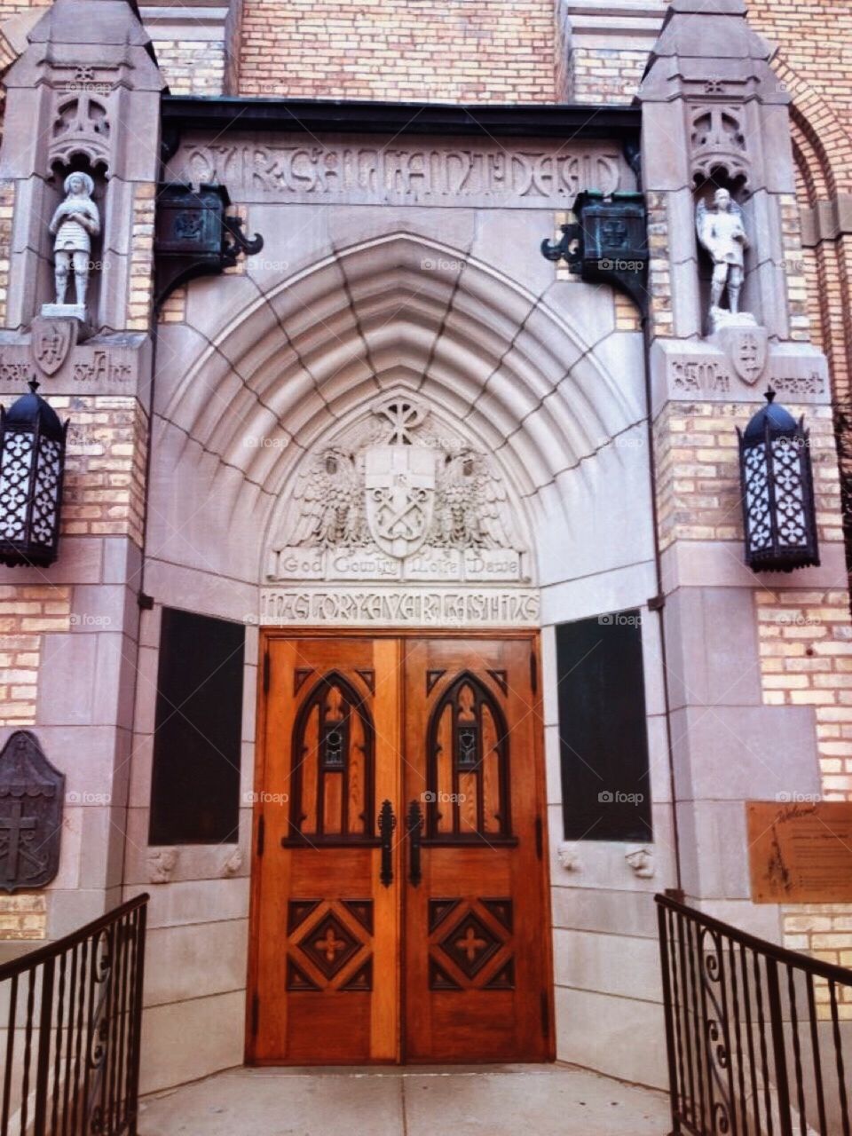 Doorway on Notre Dame campus