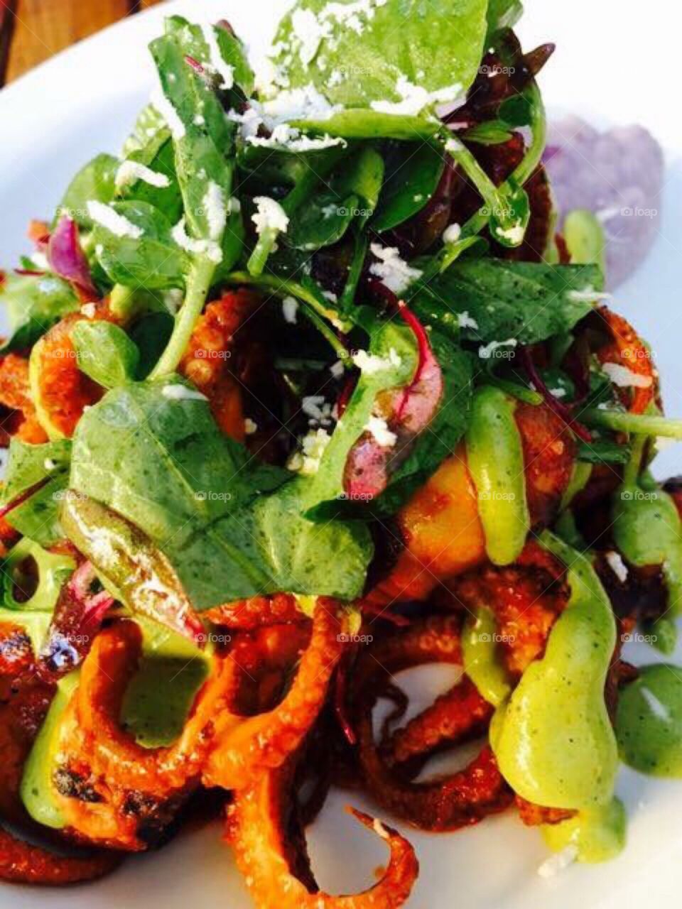 Octopus salad 