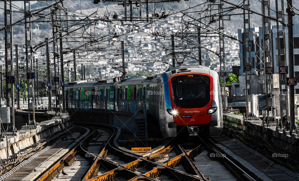 Mumbai metro railway, India