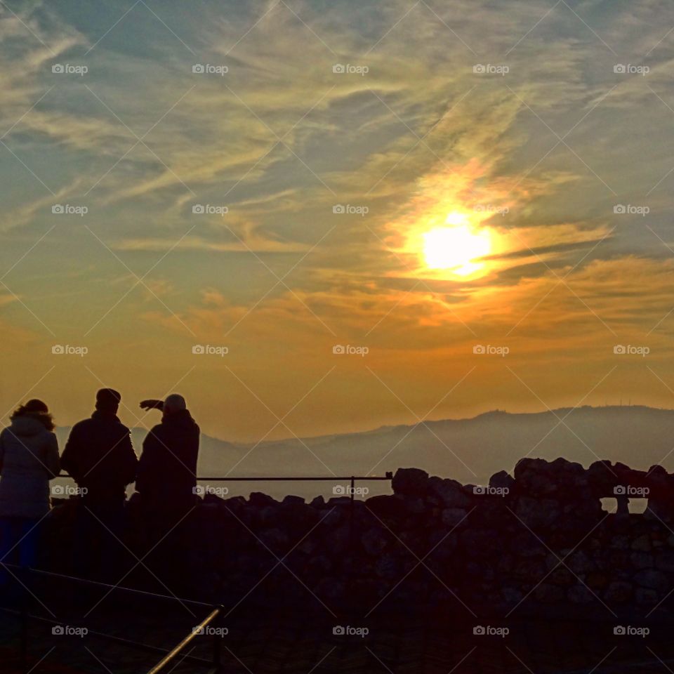 Sunset in Montecchio Maggiore - Italy