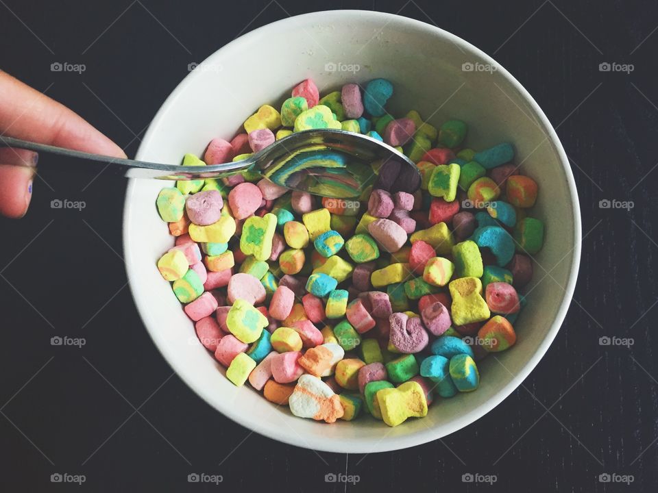 Lucky charms marshmallows cereal 