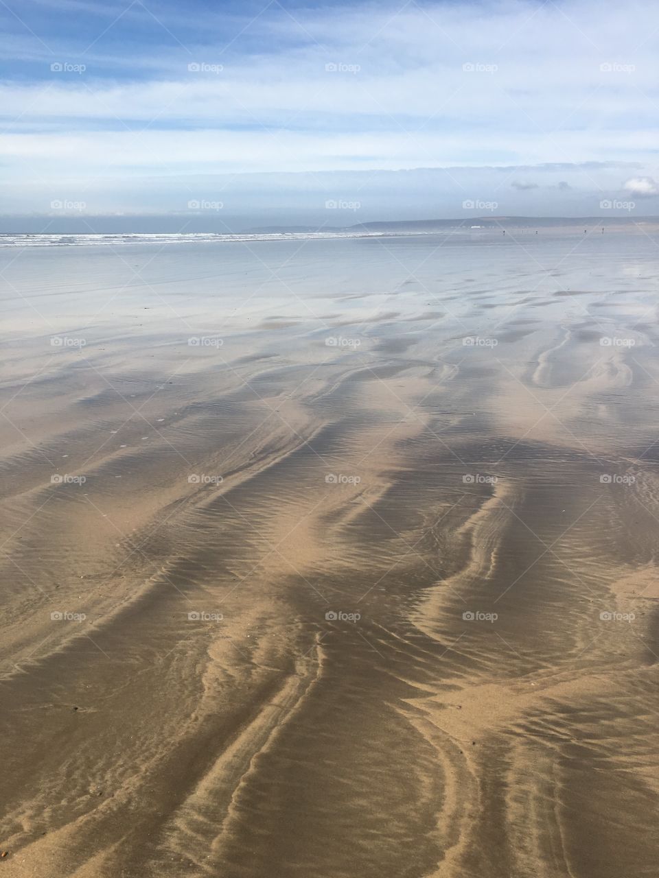 Sand textures in Devon. 