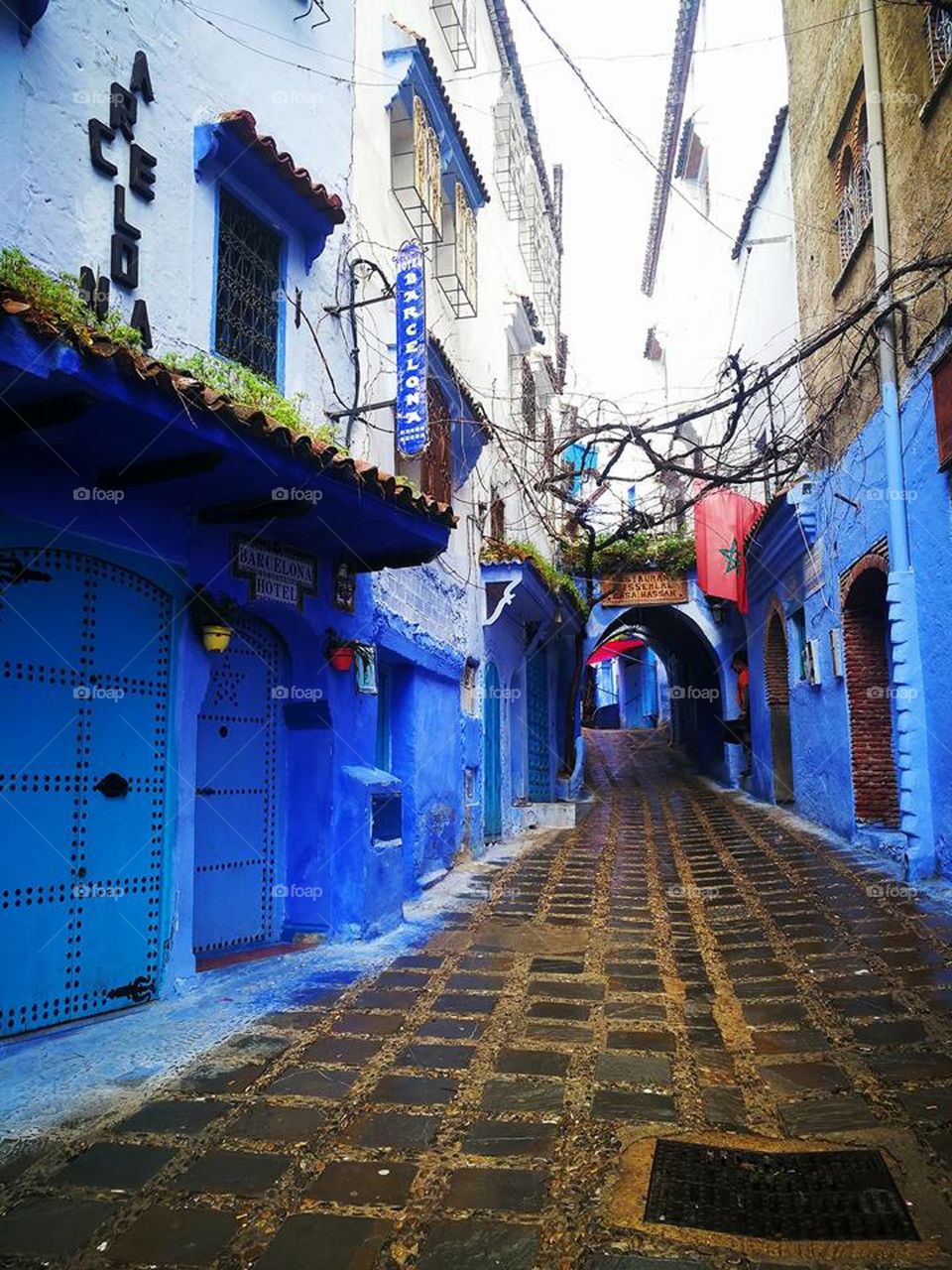 Morocco blue city