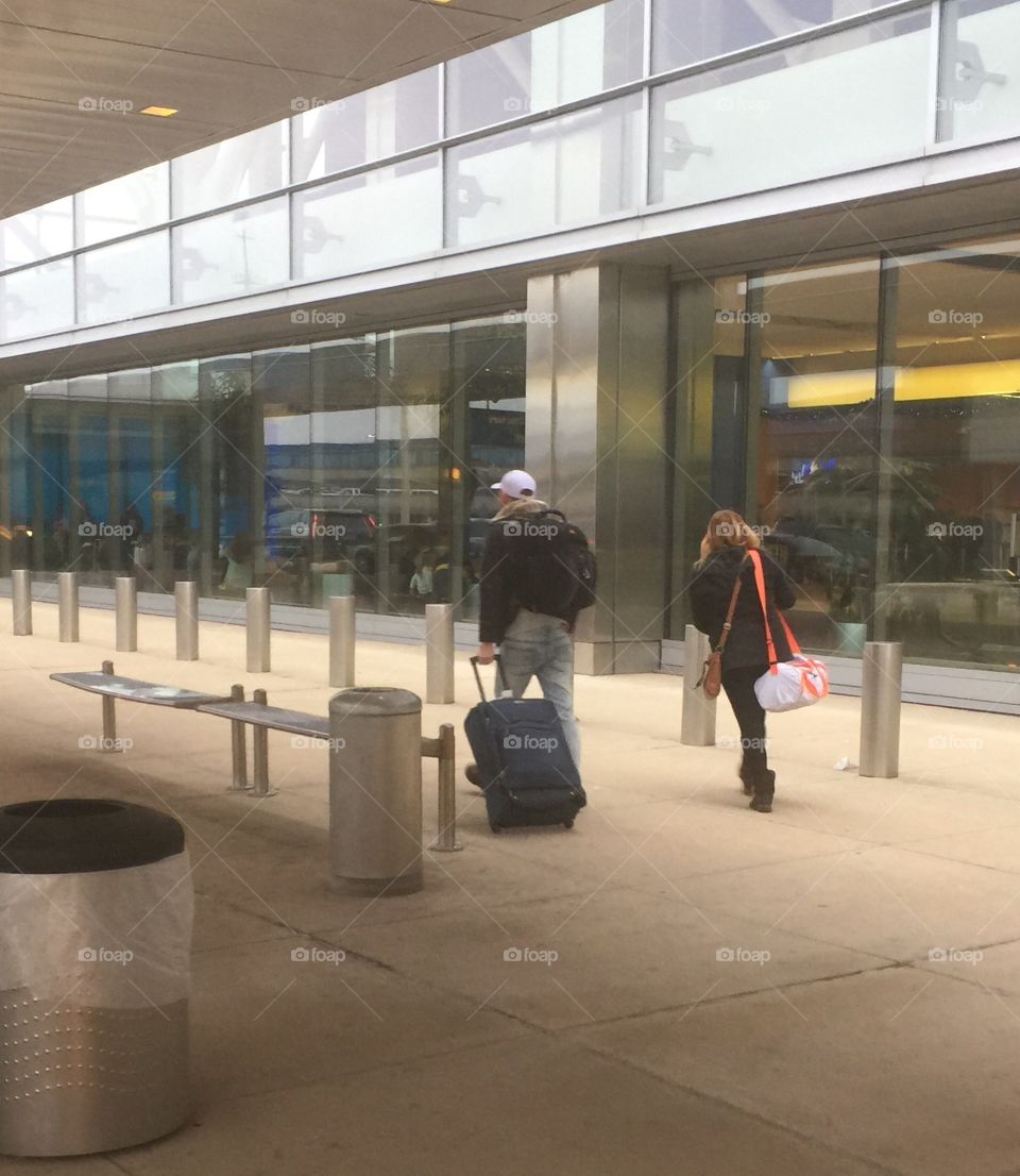 At the airport
