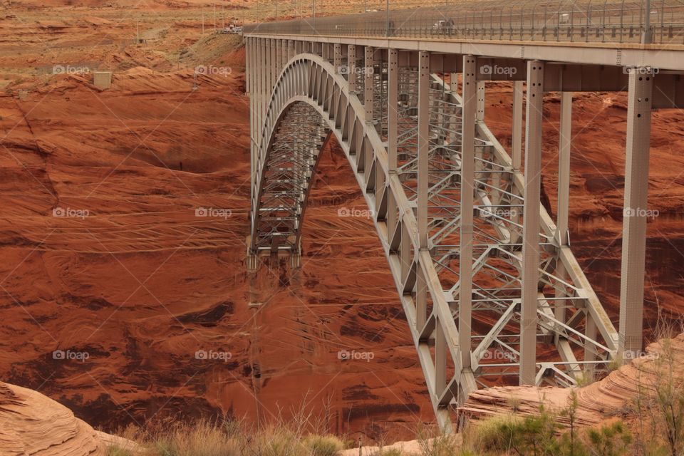 Glen Canyon dam bridge