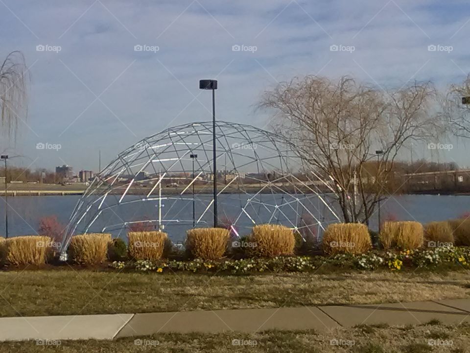 A beautiful day at the National Harbor.